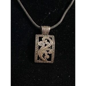 Silpada Sterling Silver Pendant  Paisley Scroll S1744
